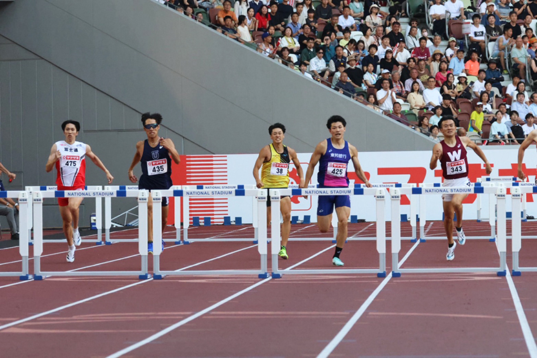 【第109回日本選手権】男子400mハードル 予選1組