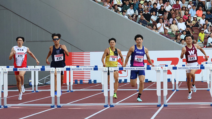 【第109回日本選手権】男子400mハードル　予選1組