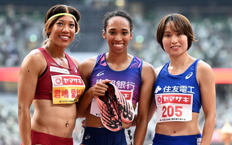 【第109回日本選手権】女子100m メダリスト