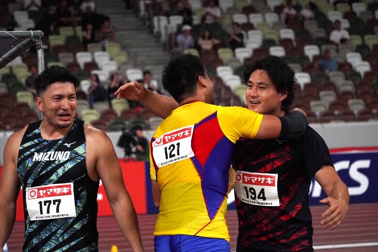 【第109回日本選手権】男子やり投 メダリスト