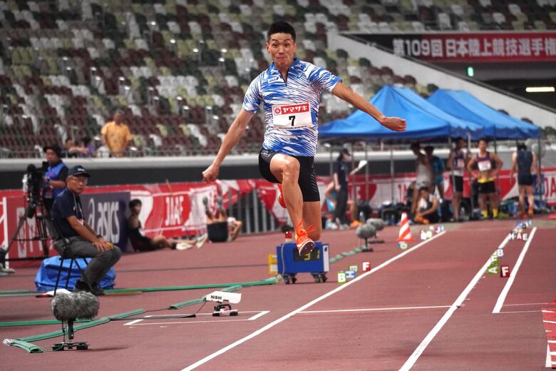 【第109回日本選手権】男子三段跳 決勝