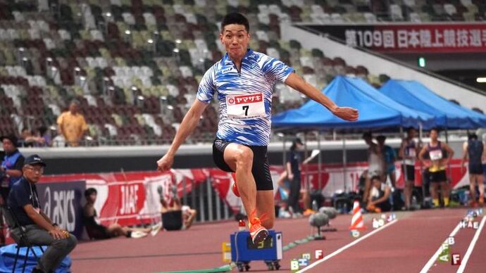 【第109回日本選手権】男子三段跳　決勝