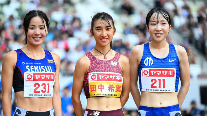 【第109回日本選手権】女子1500m　メダリスト