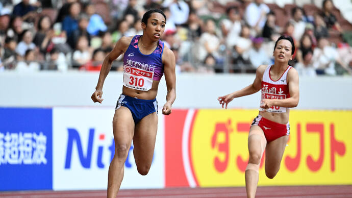 【第109回日本選手権】女子200m　決勝