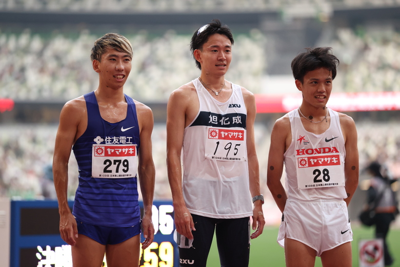 【第109回日本選手権】男子5000m メダリスト