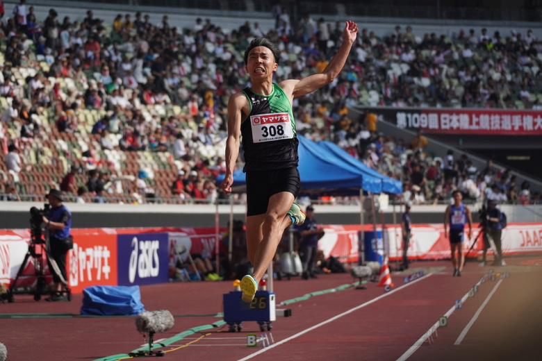 【第109回日本選手権】男子走幅跳 決勝