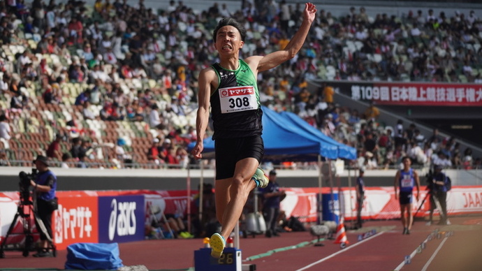 【第109回日本選手権】男子走幅跳　決勝