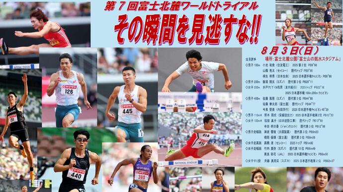 日本グランプリシリーズ 山梨大会 富士北麓ワールドトライアル2025のリザルトを掲載しました