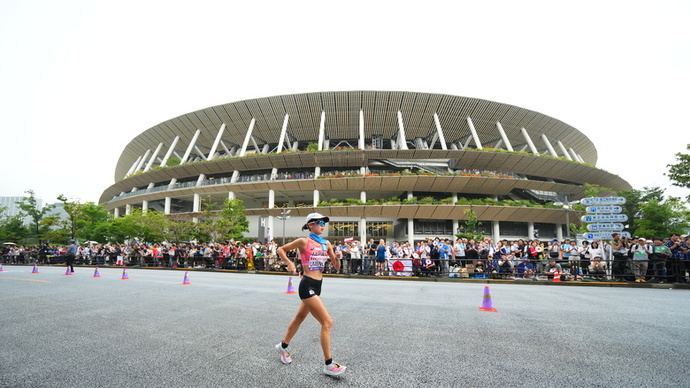 【東京2025世界陸上】DAY1 女子35Km競歩決勝　梅野 倖子（ＬＯＣＯＫ）