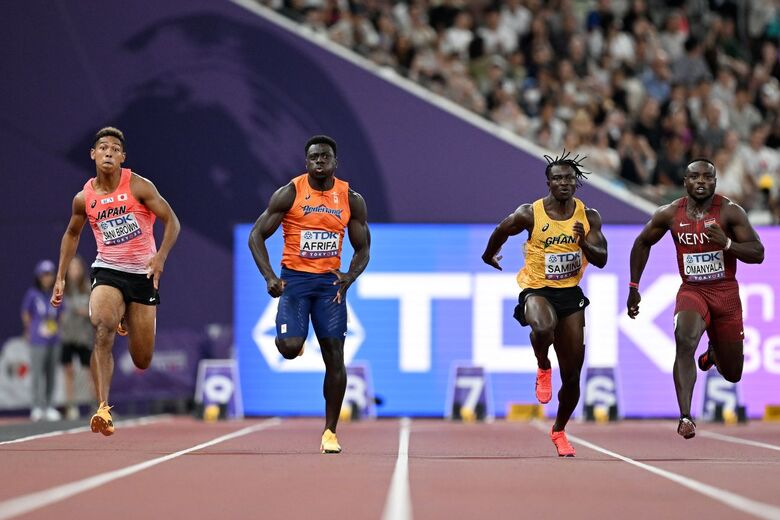 【東京2025世界陸上】DAY1 男子	100m　予選　サニブラウンアブデルハキーム（東レ）