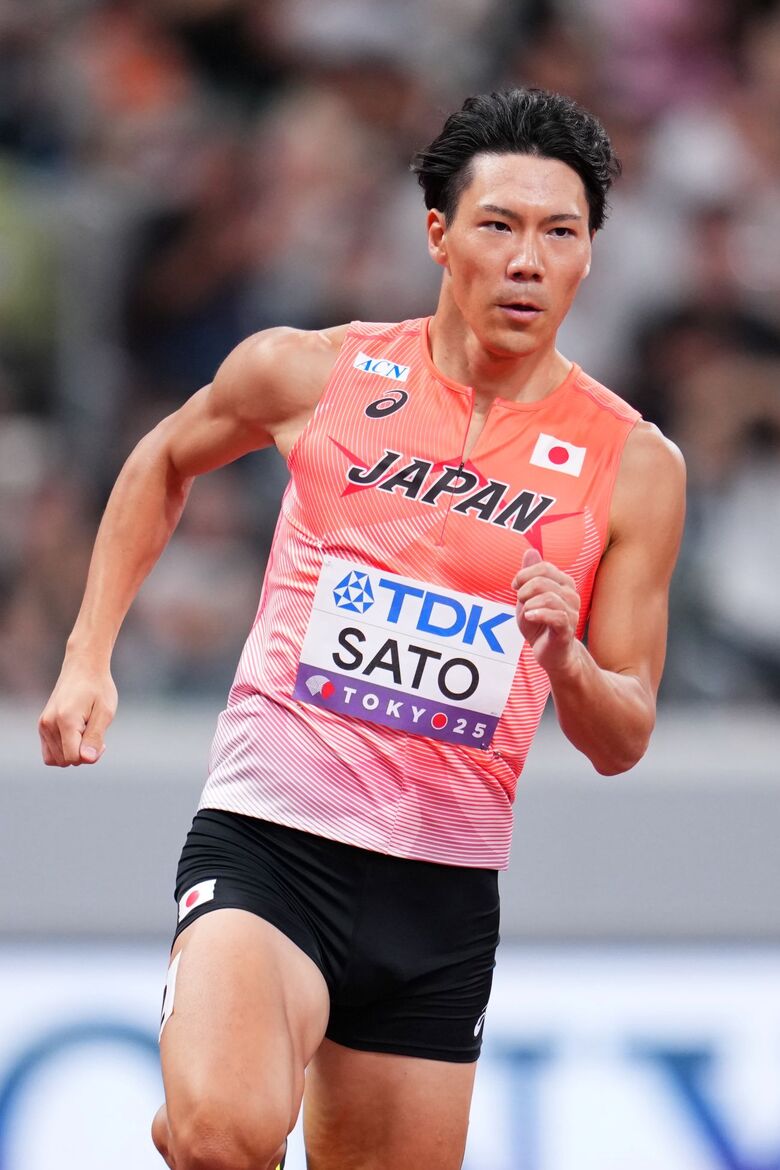 【東京2025世界陸上】DAY2 男子400m予選　佐藤風雅（ミズノ）