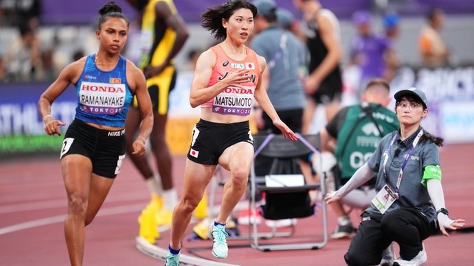 【東京2025世界陸上】DAY2 女子400m予選　松本奈菜子（東邦銀行）