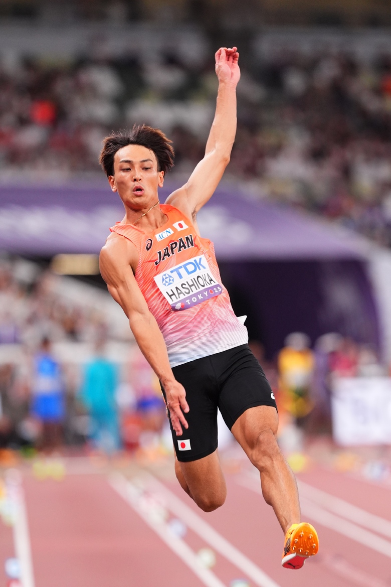 【東京2025世界陸上】DAY3 男子走幅跳予選　橋岡優輝（富士通）