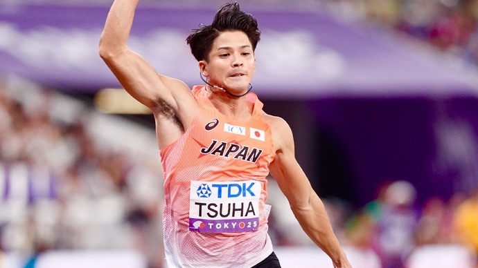 【東京2025世界陸上】DAY3 男子走幅跳予選　津波響樹（大塚製薬）