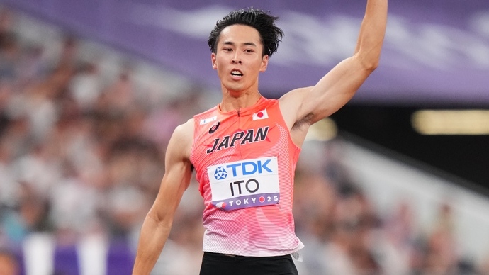 【東京2025世界陸上】DAY3 男子走幅跳予選　伊藤陸（スズキ）