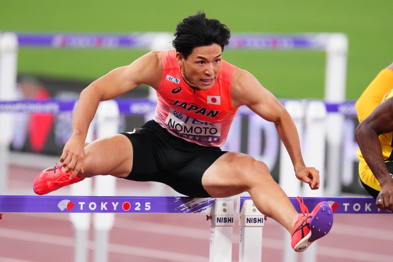 【東京2025世界陸上】DAY3 男子110mハードル予選 野本周成(愛媛競技力本部)
