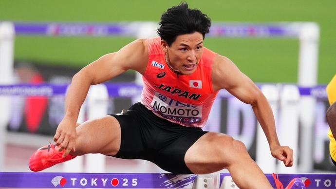 【東京2025世界陸上】DAY3 男子110mハードル予選　野本周成（愛媛競技力本部）