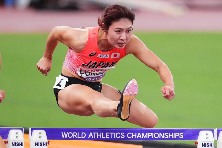 【東京2025世界陸上】DAY2 女子100mハードル準決勝 福部真子(日本建設工業)