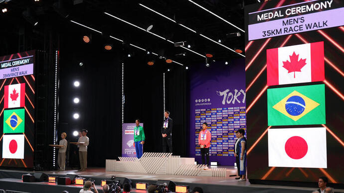 【東京2025世界陸上】DAY2 メダルセレモニー