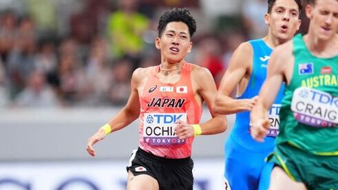 【東京2025世界陸上】DAY4 男子800m予選　落合晃（駒澤大学）