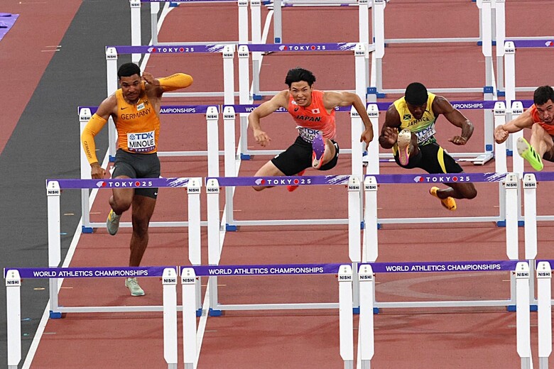 【東京2025世界陸上】DAY4 男子110mハードル準決勝　野本周成（愛媛競技力本部）