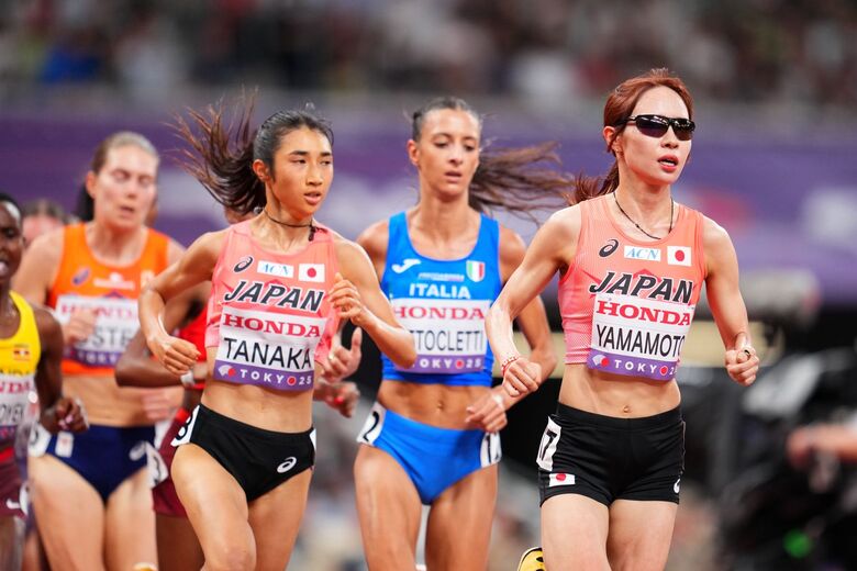 【東京2025世界陸上】DAY6 女子5000m予選　田中希実（New Balance）＝決勝進出、山本有真（積水化学）