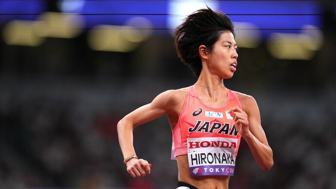 【東京2025世界陸上】DAY6 女子5000m予選　廣中璃梨佳（ＪＰ日本郵政Ｇ）