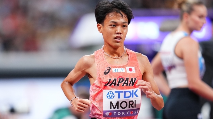 【東京2025世界陸上】DAY6 男子5000m予選　森凪也（Honda）