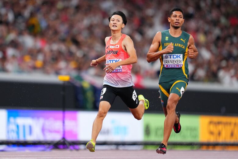 【東京2025世界陸上】男子200m準決勝 鵜澤飛羽(JAL)