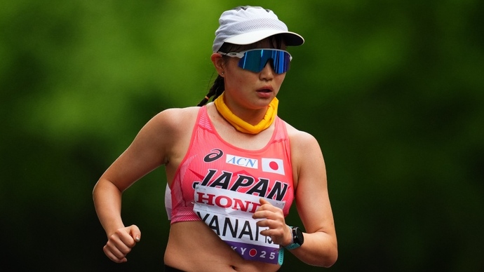 【東京2025世界陸上】DAY7 女子20km競歩決勝　柳井綾音（立命館大学）