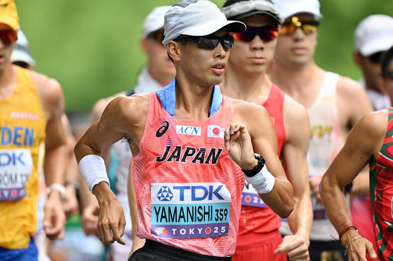 【東京2025世界陸上】DAY7 男子20km競歩決勝 山西利和(愛知製鋼)