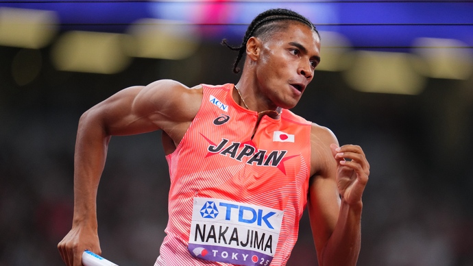 【東京2025世界陸上】DAY7 男子4×400mリレー予選　中島佑気ジョセフ（富士通）