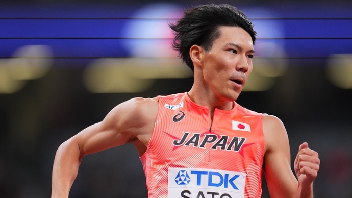 【東京2025世界陸上】DAY7 男子4×400mリレー予選　佐藤風雅（ミズノ）