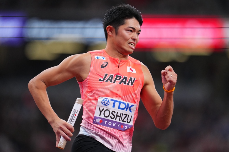 【東京2025世界陸上】DAY7 男子4×400mリレー予選 吉津拓歩(ミキハウス)