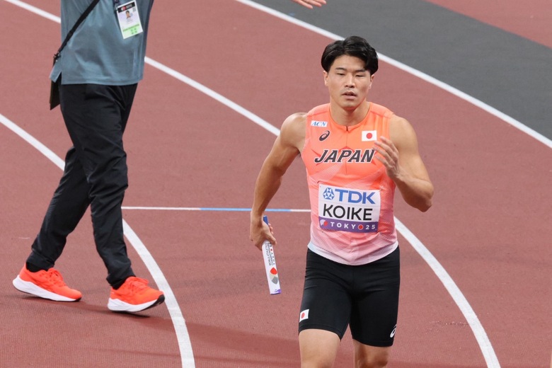 【東京2025世界陸上】DAY7 男子4×100mリレー予選 小池祐貴(住友電工)