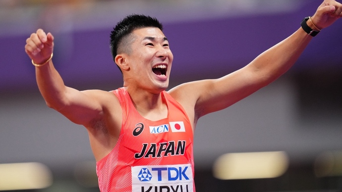 【東京2025世界陸上】DAY7 男子4×100mリレー予選　桐生祥秀（日本生命）