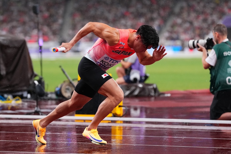 【東京2025世界陸上】DAY9 男子4×100mリレー決勝 小池祐貴(住友電工)