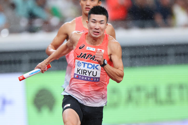 【東京2025世界陸上】DAY9 男子4×100mリレー決勝 桐生祥秀(日本生命)