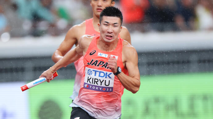 【東京2025世界陸上】DAY9 男子4×100mリレー決勝　桐生祥秀（日本生命）