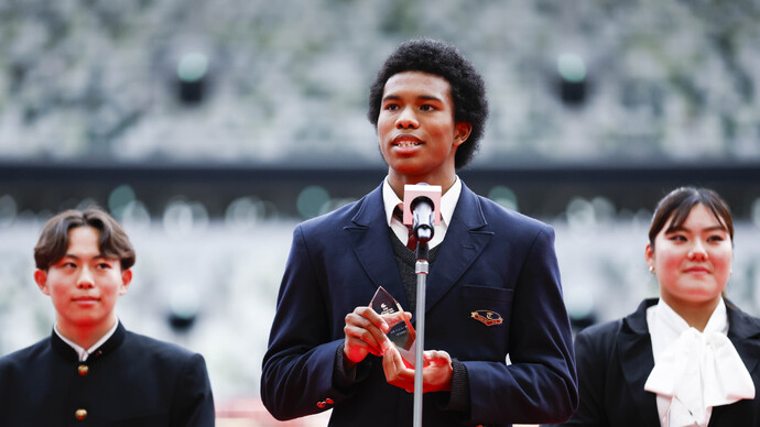 【陸連アワード 2025】日本陸連選出 新人賞 古賀ジェレミー（東京高校）受賞コメント