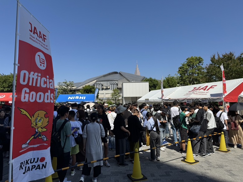 【セイコーGGP】グッズブースも大盛況です