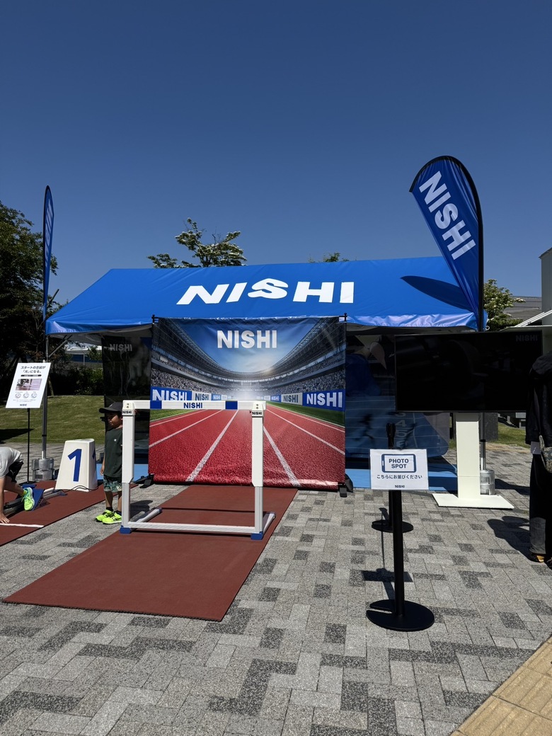 【セイコーGGP】パートナーブース<株式会社ニシ・スポーツ>