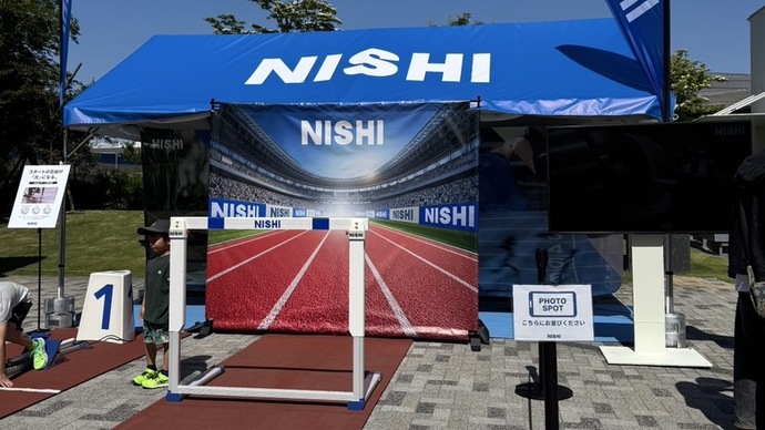 【セイコーGGP】パートナーブース＜株式会社ニシ・スポーツ＞