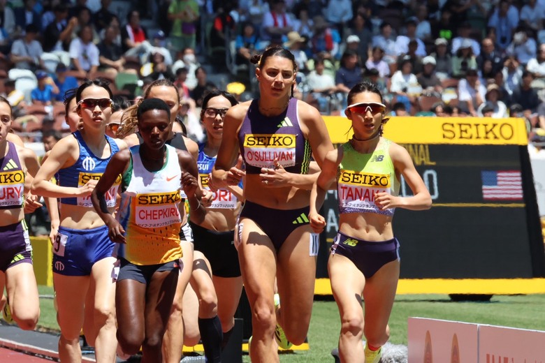 【セイコーGGP】女子 1500m:ピュリティ チェプキルイ(ケニア)が4分16秒11で優勝