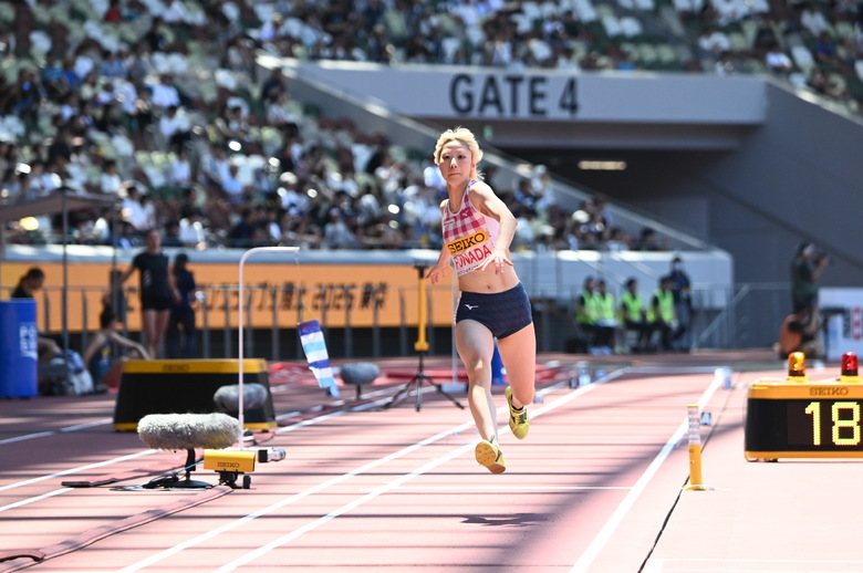 【セイコーGGP】女子 三段跳:日本人最高は3位の船田 茜理(ニコニコのり)