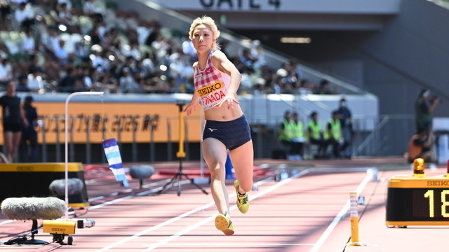 【セイコーGGP】女子 三段跳：日本人最高は3位の船田 茜理（ニコニコのり）