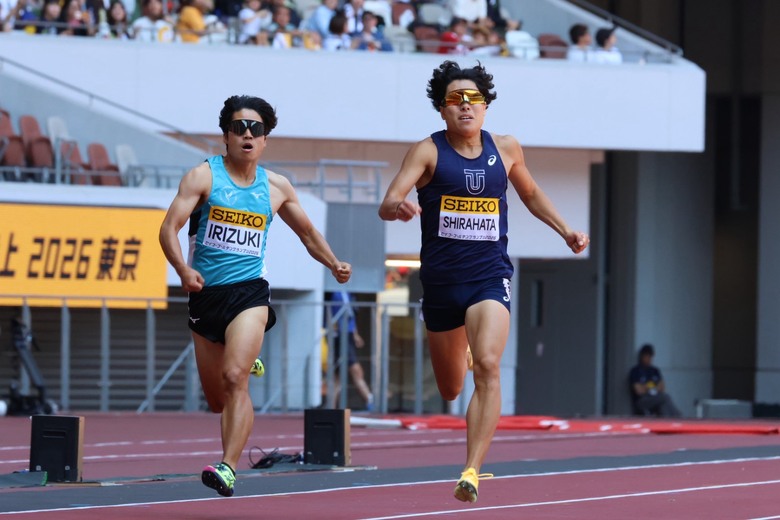 【セイコーGGP】男子 400m タイムレース 1組:入月 誠ノ介(山梨学院大・日本)が45秒71で1着