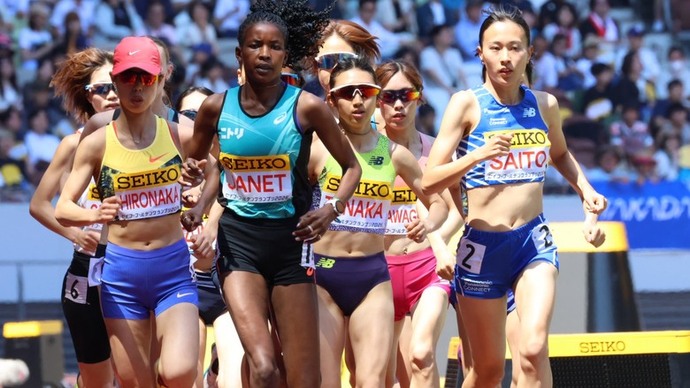 【セイコーGGP】女子 3000m:ジェプコエチ ジャネット(ケニア)が大会記録で優勝!