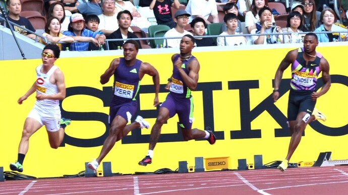 【セイコーGGP】男子 200m：アメリカ勢がワンツーフィニッシュ、鵜澤 飛羽（JAL）が3位で日本人最高位