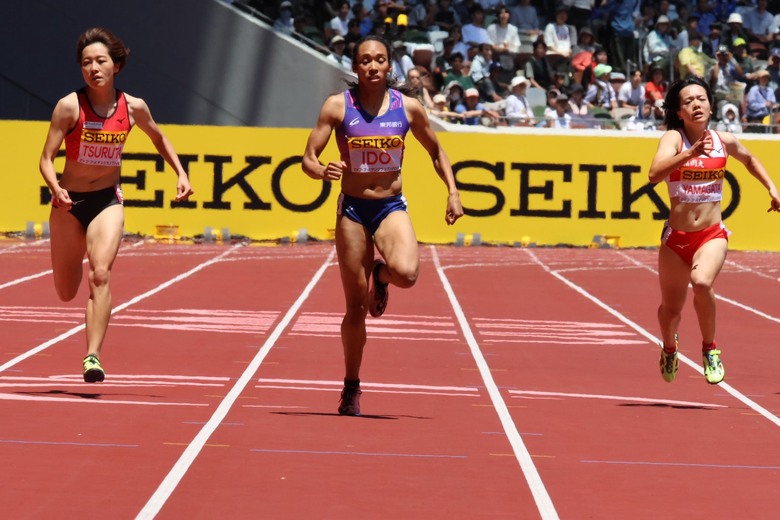 【セイコーGGP】女子 200m オープンレース:井戸 アビゲイル風果(東邦銀行・日本)23秒29で優勝